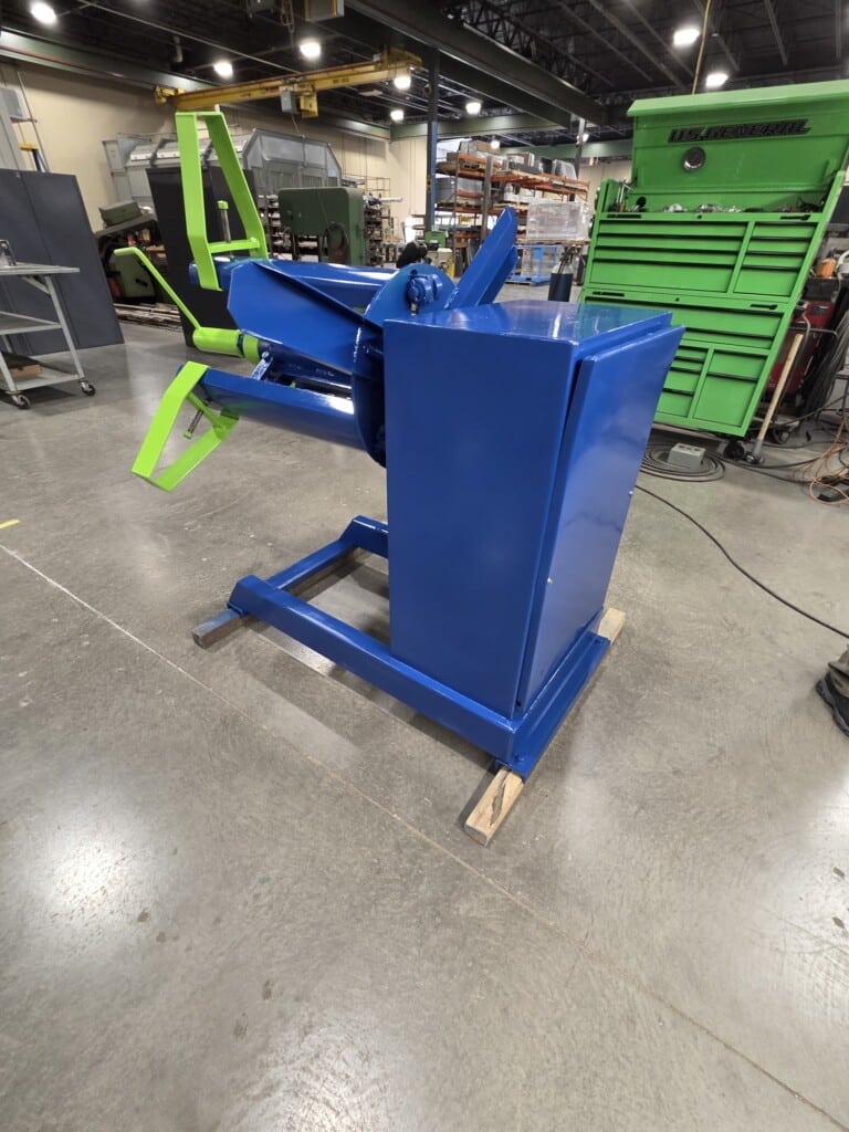 American Steel Line Model 60 Manual Decoiler 32″ x 4,000# Capacity