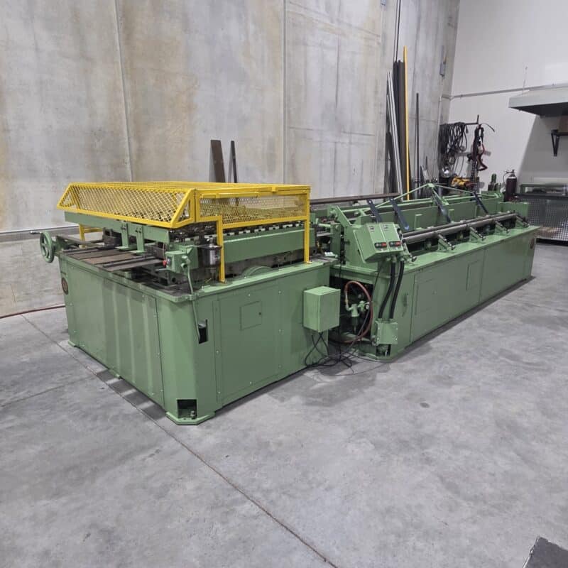 Nor Service / Maplewood 10′ Snap Pipe Line Consisting of Panel Duplex Rollformer, 10′ transfer table, 10′ Pipe Roller w/ Bead & Crimp, Wired 230V/3ph