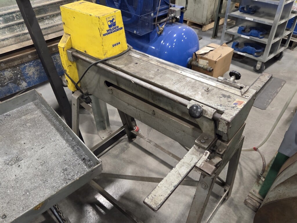 Wilder 2024 Single Wheel Slitter on Stand 110V