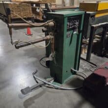 Western Arctronics 15 KVA Spotwelder w/ Manual Foot Treadle, 24″ Arms s/nGB031 Wired 230V/1ph